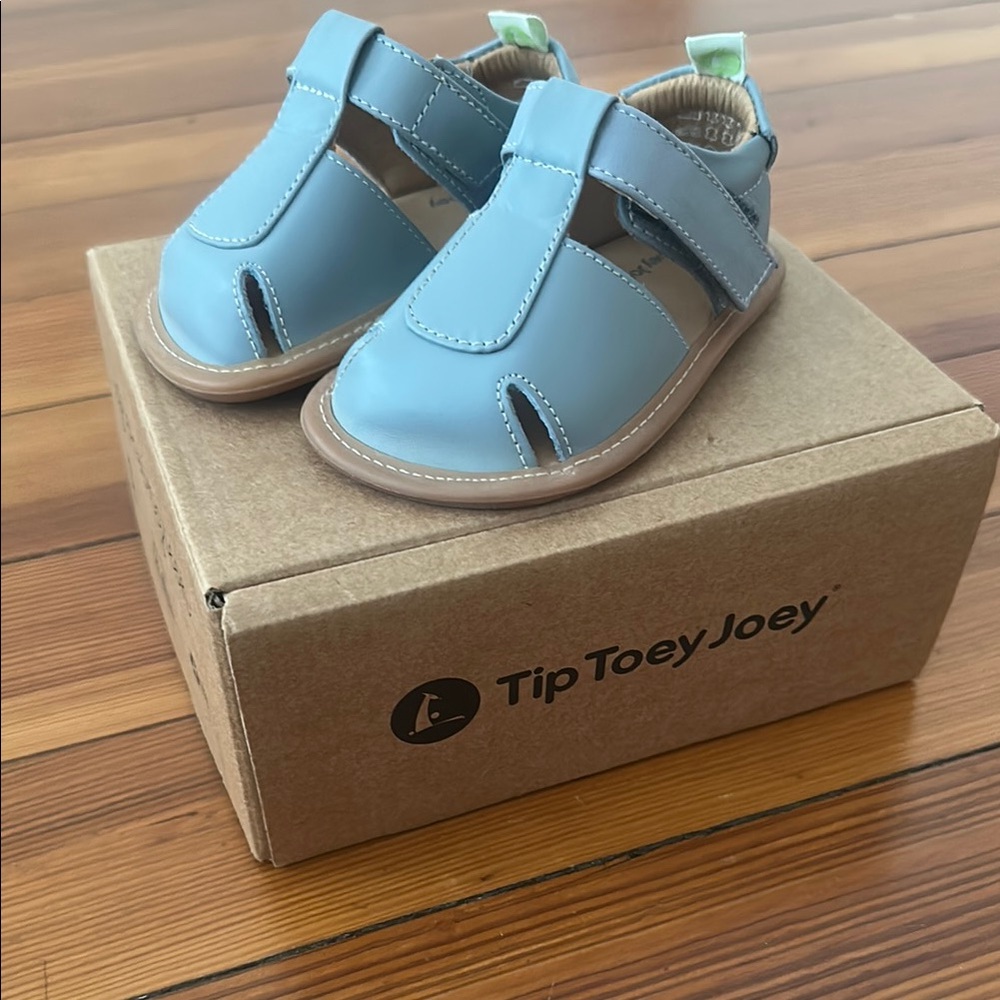 Tip Toey Joey Parky Blue Kids Shoes 9-12 mos.